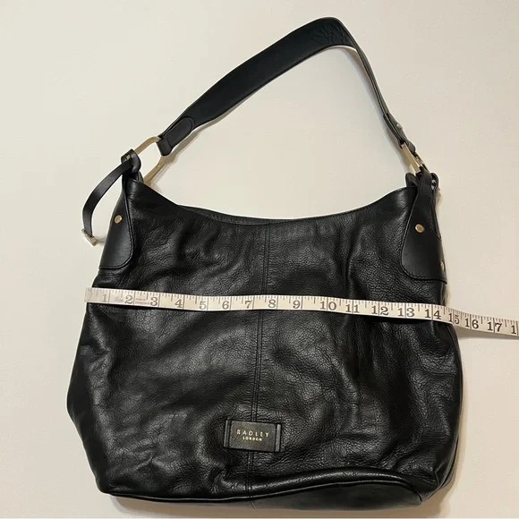 Radley London Southwark Park Leather Hobo Bag, black, NWOT - Picture 2 of 15